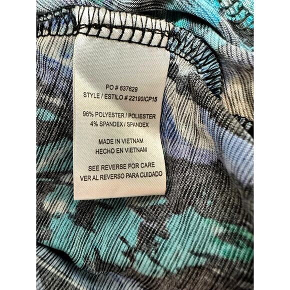 HeartSoul Y2K Baby Doll Ruffle Short Sleeve Top Blue Multi M - Picture 11 of 12